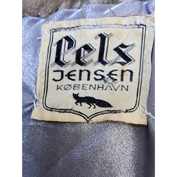 Pels Jensen Vintage Fur Shrug Copenhagen Designer Europe One Size Handmade - Picture 7 of 7